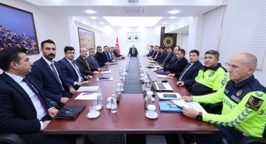 Mardin'de "Kış Mevsimi Trafik Tedbirleri" Toplantısı