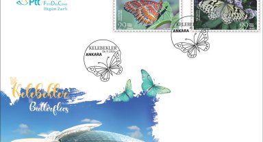 PTT'den 'Kelebekler' için özel pul ve zarf