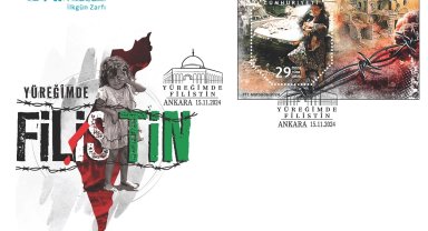 PTT'den 'Yüreğimde Filistin' pulu tedavülde