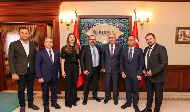 TOSYÖV Bursa heyetinden Vali Ayyıldız'a Ziyaret
