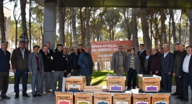 2 Bin Arı Kovanı Üreticiyle Buluştu