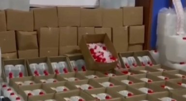 28 bin 400 litre sahte alkol ele geçirildi!