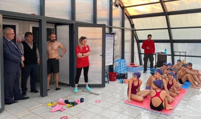 Antalya Kumluca'da Kaymakam Güneş'ten sportif ziyaret