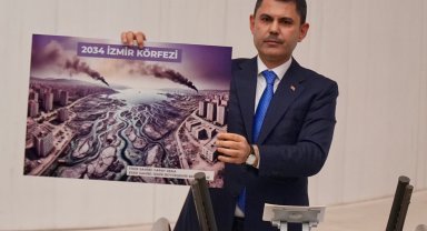 Bakan Kurum İzmir Körfezi'nin yapay zeka ile 10 yıl sonrasını gösterdi! İzmir'e yapay değil, yapan zeka gerek!