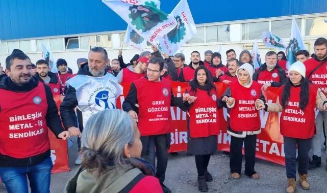 Balıkesir Bandırma'da Arıtaş Kriyojenik'te grev başladı