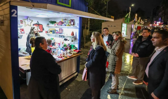 Başkan Ovalıoğlu İstanbul Bakırköy'de kurulan yılbaşı panayırını ziyaret etti