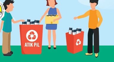 Bursa Gürsu'nun okullarında atık pil kampanyası