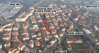 Bursa İnegöl'de 150 araçlık otopark üretiliyor