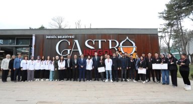 Bursa İnegöl'de Başkan Taban gastronomi şampiyonlarını ağırladı