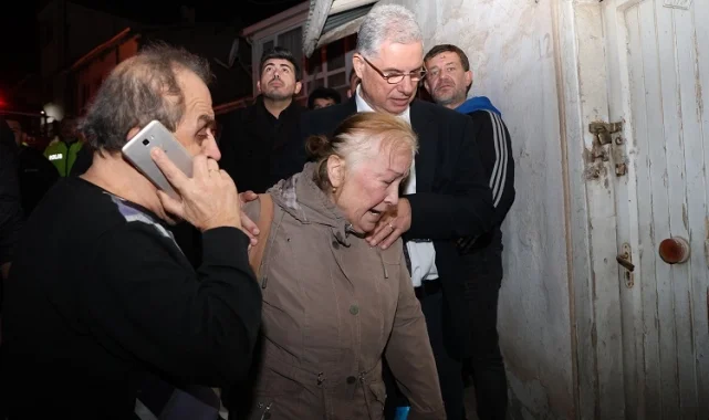 Bursa Mudanya Belediyesi'nden yangınzedelere yardım eli