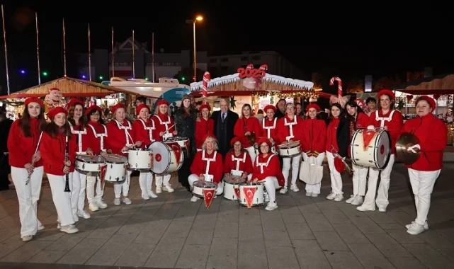 Bursa Nilüfer'de Yeni Yıl Festivali'nde eğlence tam gaz