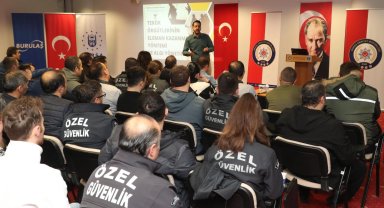 Bursa'da 352 güvenlik görevlisine 'özel' eğitim