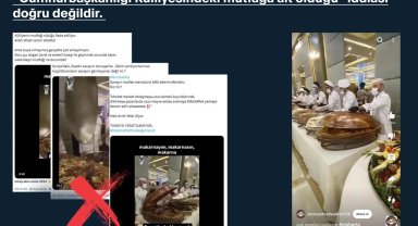 Çok konuşulan görüntüler o mutfağa ait değil!