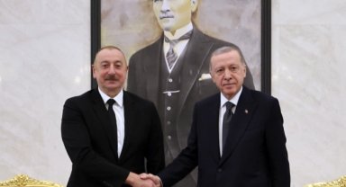 Cumhurbaşkanı Erdoğan mevkidaşı Aliyev'le görüştü