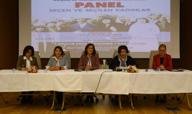 Denizli Kadın Meclisi'nden 'Seçen ve Seçilen Kadınlar' paneli