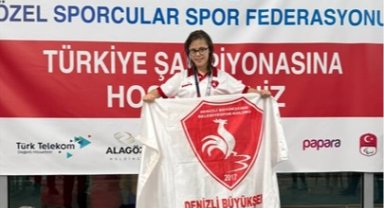 Denizlili özel sporculardan gururlandıran başarı