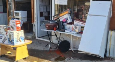 Edirne Keşan'da at arabası 5 araca çarptı