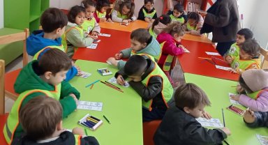 İZGİM, Yıldızlar Akademisi Gündüz Bakımevi'nin miniklerini ağırladı