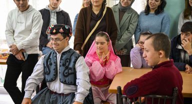 İzmir Bornova'da özel çocuklar anlamlı buluşma