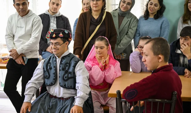 İzmir Bornova'da özel çocuklar anlamlı buluşma