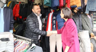 İzmir Karabağlar'da esnafla dayanışma