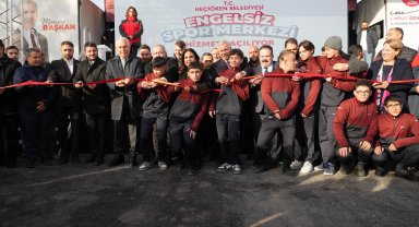Keçiören'de engelsiz spor merkezi hizmete açıldı