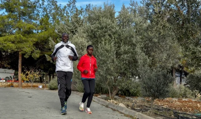 Kenyalı atletler, Mersin Maratonu'na Darısekisi'de hazırlanıyor