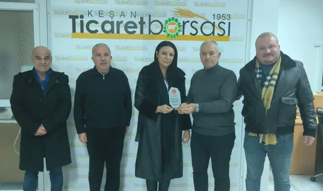Keşan Anafartalar'dan Keşan Ticaret Borsası'na ziyaret