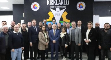 Kırklareli Valisi Turan'dan Kırklareli TSO'ya iade-i ziyaret