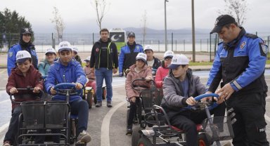 Kocaeli Trafik Parkı'nda eğitim ve eğlence bir arada