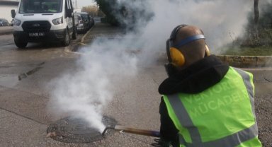 Kocaeli'nde haşereyle mücadeleye kışın da devam