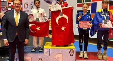 Konyalı Fatma Azra 'Balkan şampiyonu' oldu