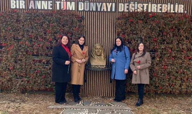 MHP Merkez'den Zübeyde Hanım Anıtı'na anlamlı ziyaret