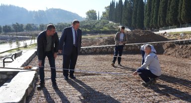 Muğla Milas'ta şehitlik için çalışmalar başladı