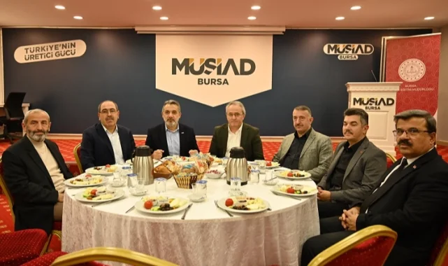 MÜSİAD Bursa ile Milli Eğitim'den iş birliği toplantısı