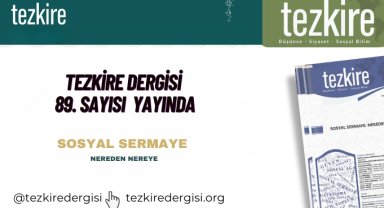 Tezkire Dergisi 89'uncu sayısıyla yayında