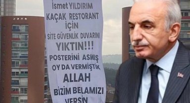 Ümraniye'de pankart krizi! Site Yönetimi, Belediye ve Restoran karşı karşıya...