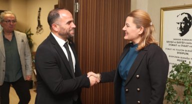 Yeniden Refah Partisi İzmit İlçe Başkanı Şahin'den Başkan Hürriyet'e ziyaret