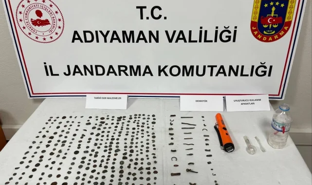 Adıyaman'da tarihi eser kaçakçılığı operasyonu