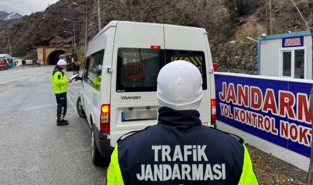 Artvin Jandarması 2024'te eğitim ve denetimlerde hız kesmedi