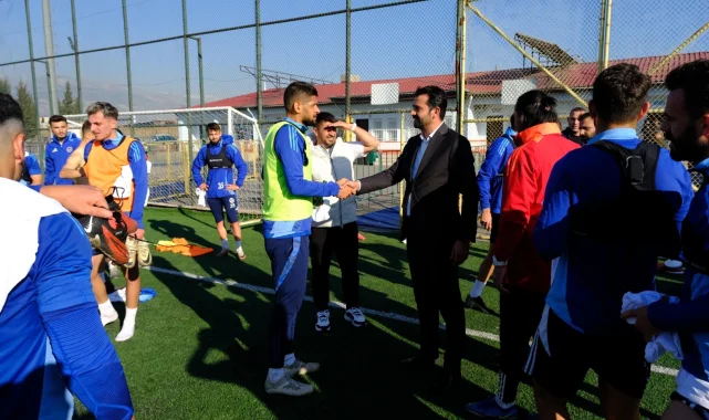 Başkan Gedemenli'den Akedaş Kahramanmaraş İstiklalspor'a moral ziyareti
