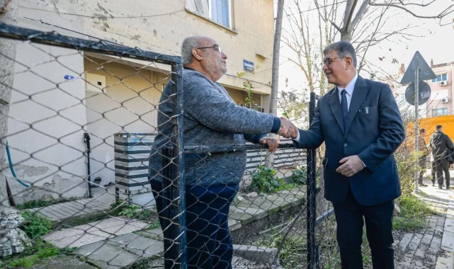 Başkan Tugay İzmir Buca'nın sorunları için sahada