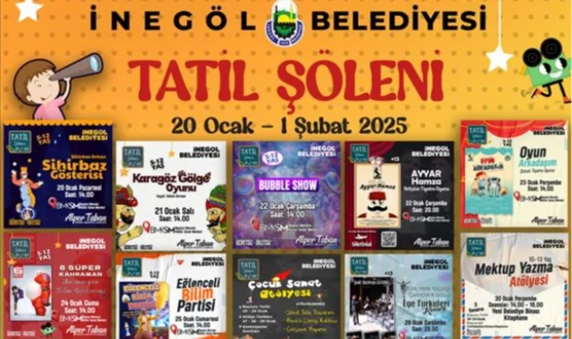 Bursa İnegöl'de sömestr tatili dolu dolu geçecek