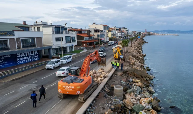 İzmir Güzelbahçe'de yeni yılda çalışmalar sürüyor