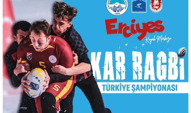 Kar Ragbi Türkiye Şampiyonası Erciyes'te yapılacak