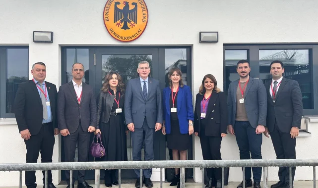 Karabağlar AB Komisyonu'ndan Almanya Başkonsolosluğu'na ziyaret