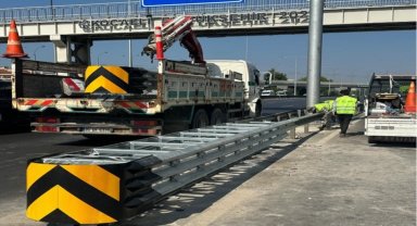 Kocaeli Büyükşehir'den 65 bin metre oto korkuluk