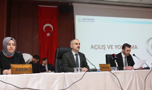 Kocaeli Çayırova'da olağanüstü meclis toplantısı yapıldı