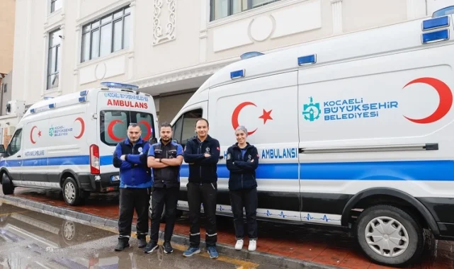 Kocaeli'nde 2024'te 48 bin kişiye "Hasta Nakil Ambulans"