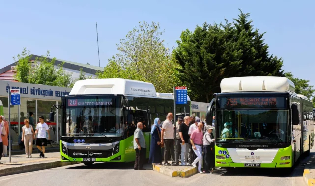 Kocaeli'nin otobüsleri 51 milyon yolcu taşıdı
